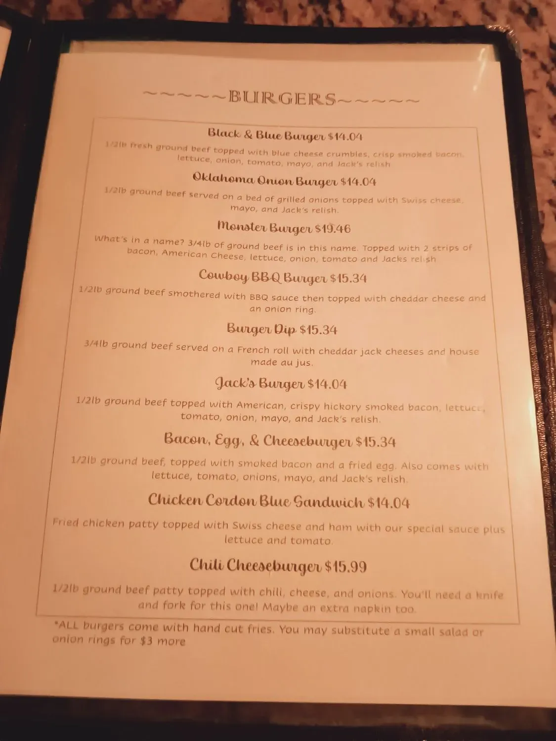 Menu 3