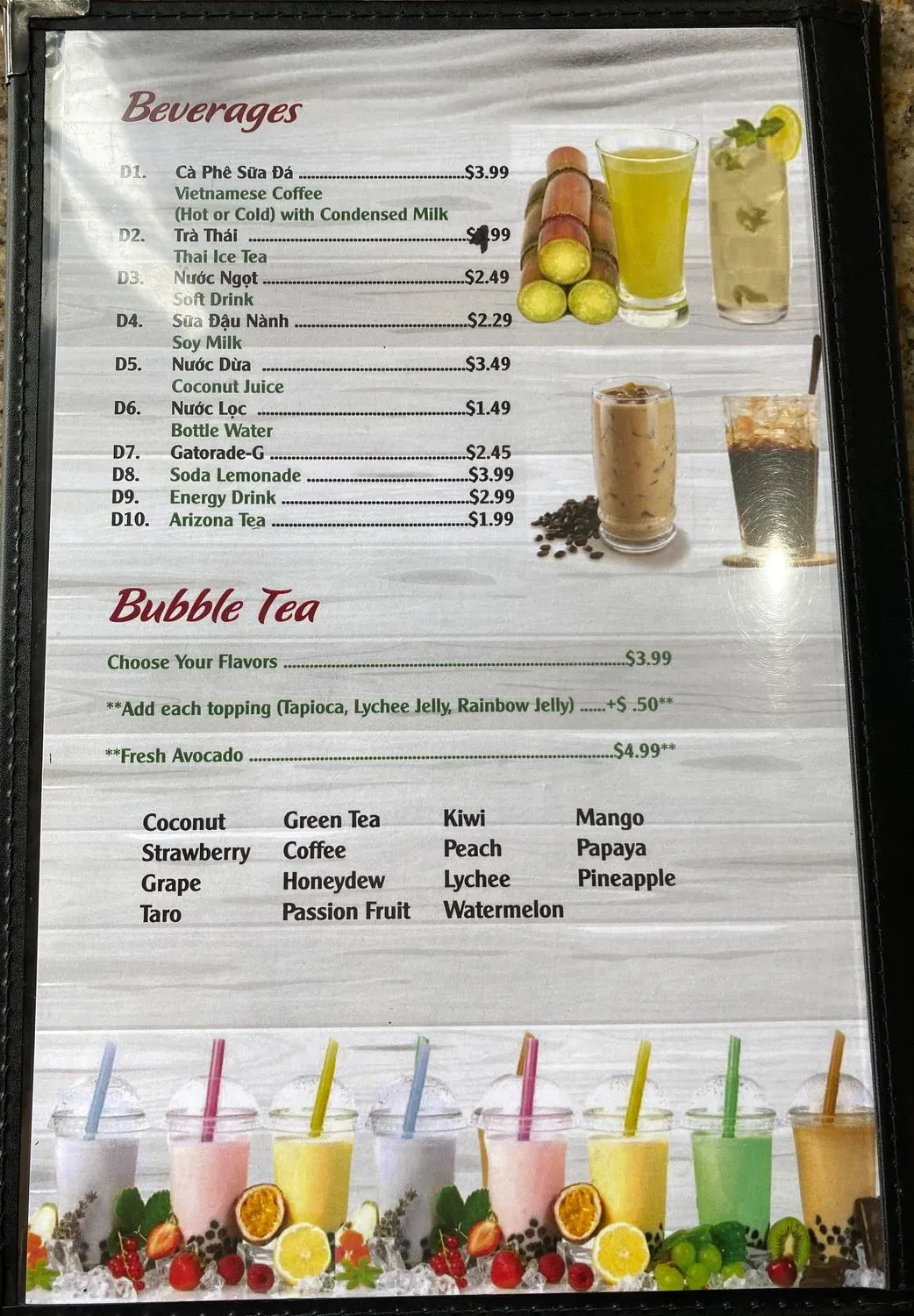 Menu 5