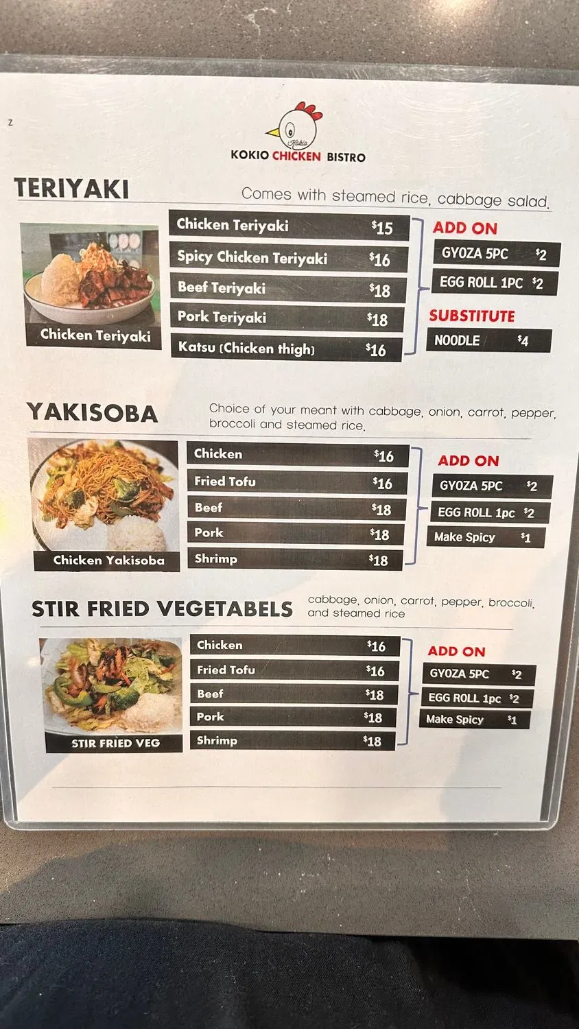 Menu 2