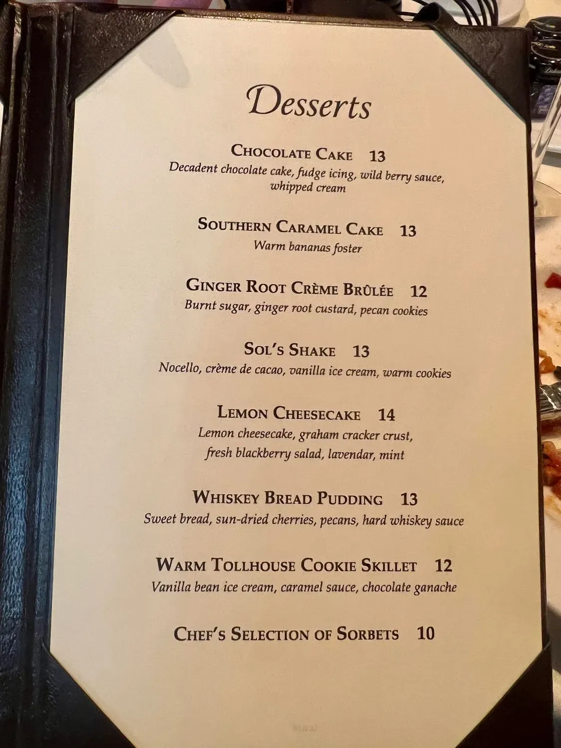 Menu 6