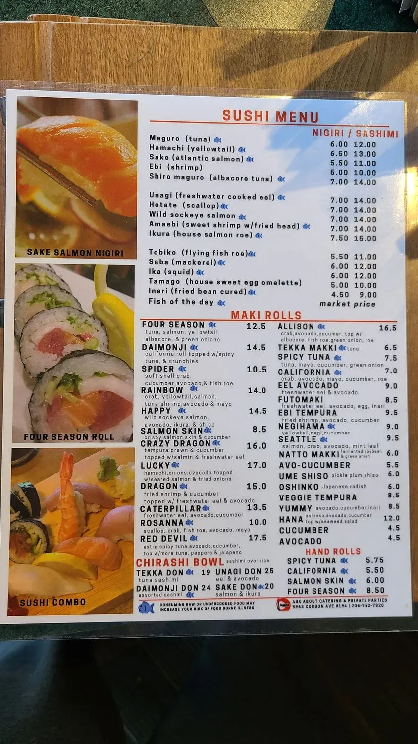 Menu 4