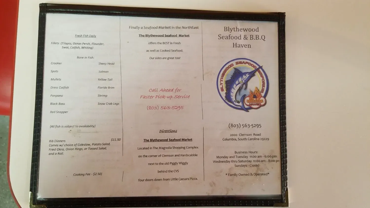 Menu 6