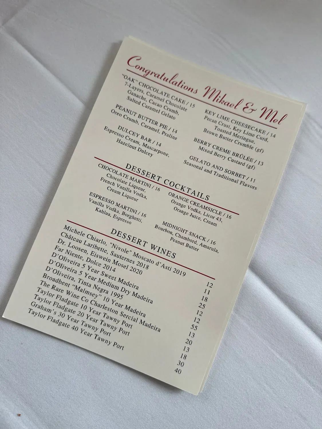 Menu 6