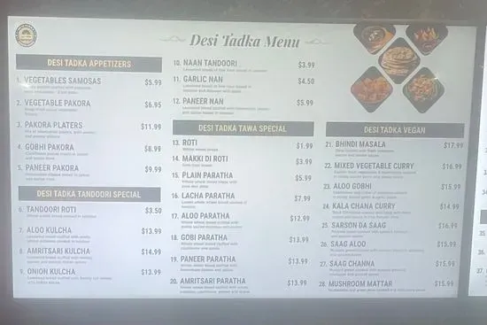 Menu 6