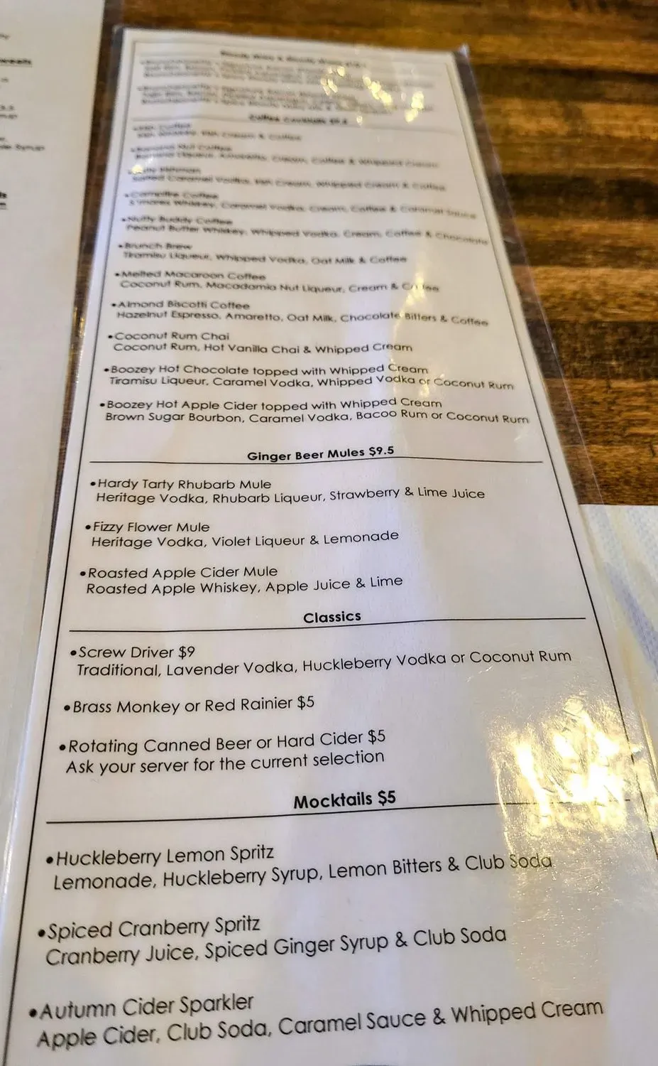 Menu 5