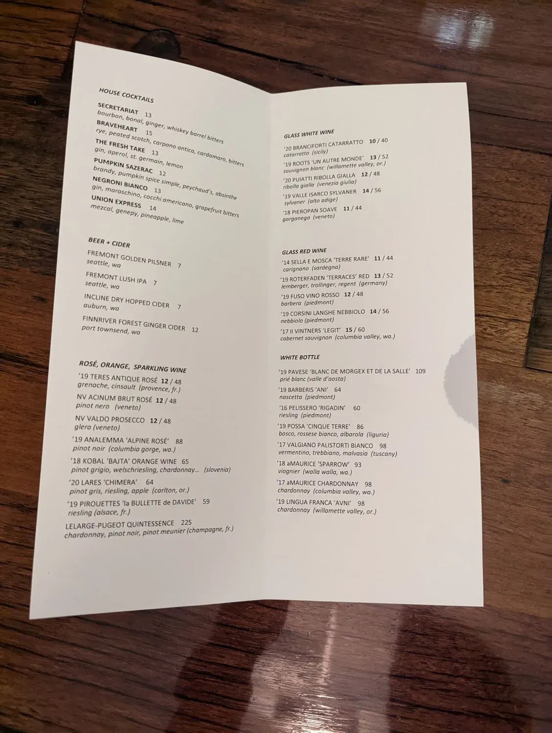 Menu 4