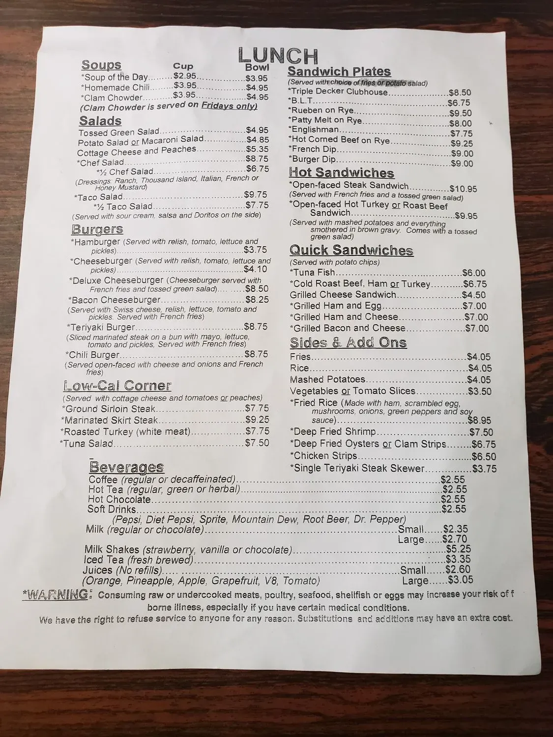 Menu 2