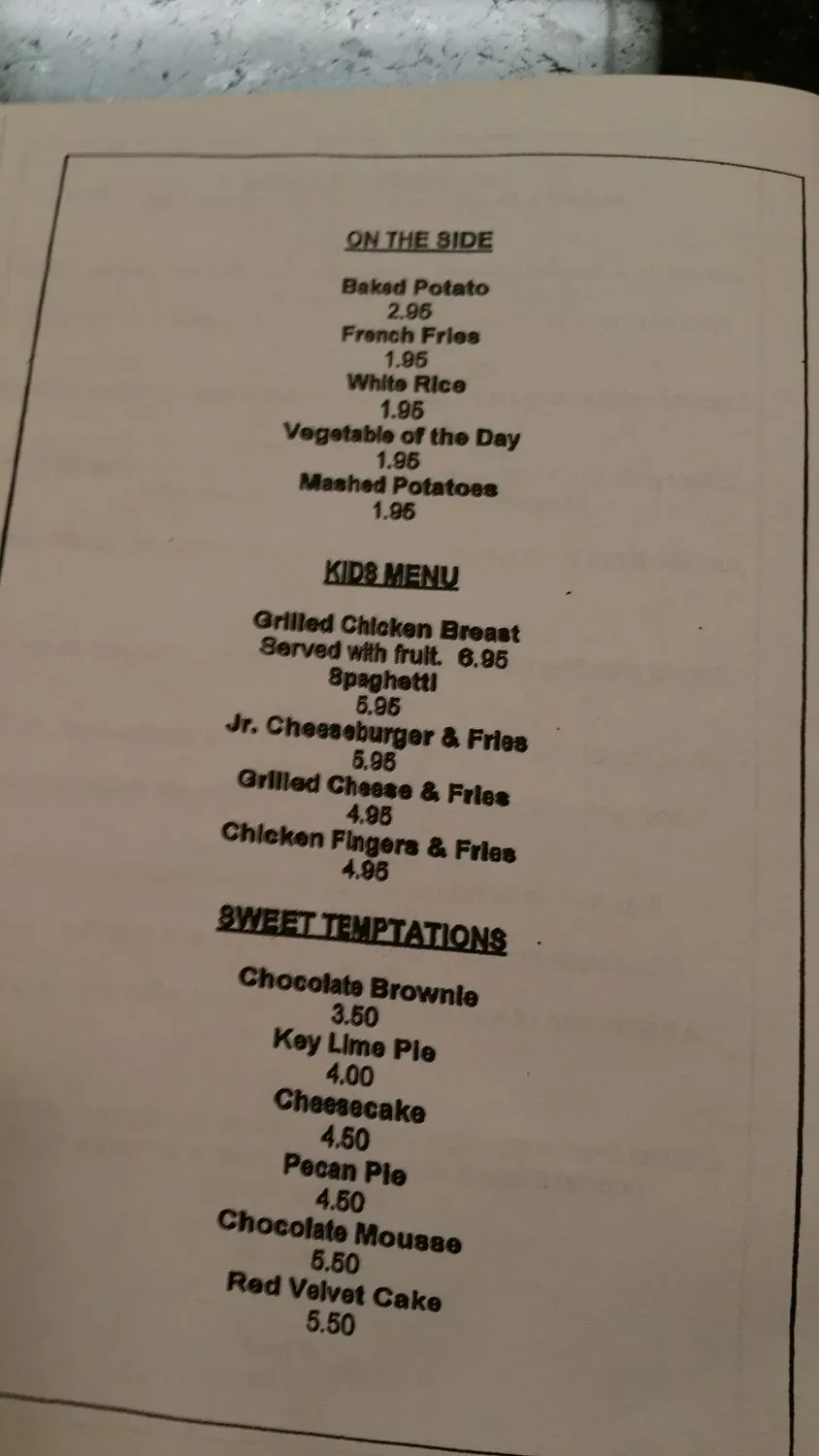 Menu 6