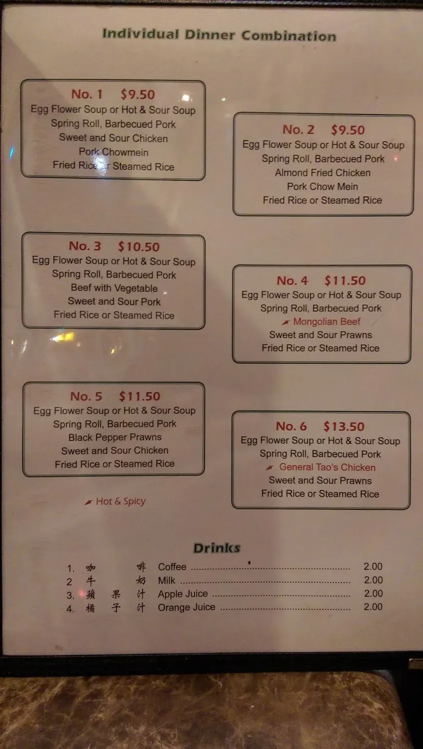 Menu 3