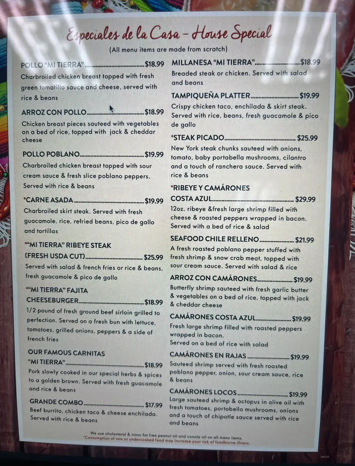 Menu 5