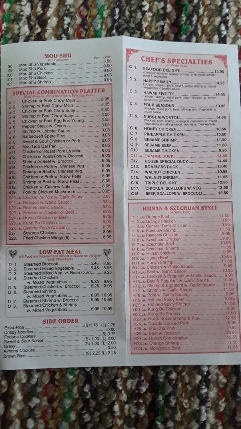 Menu 4