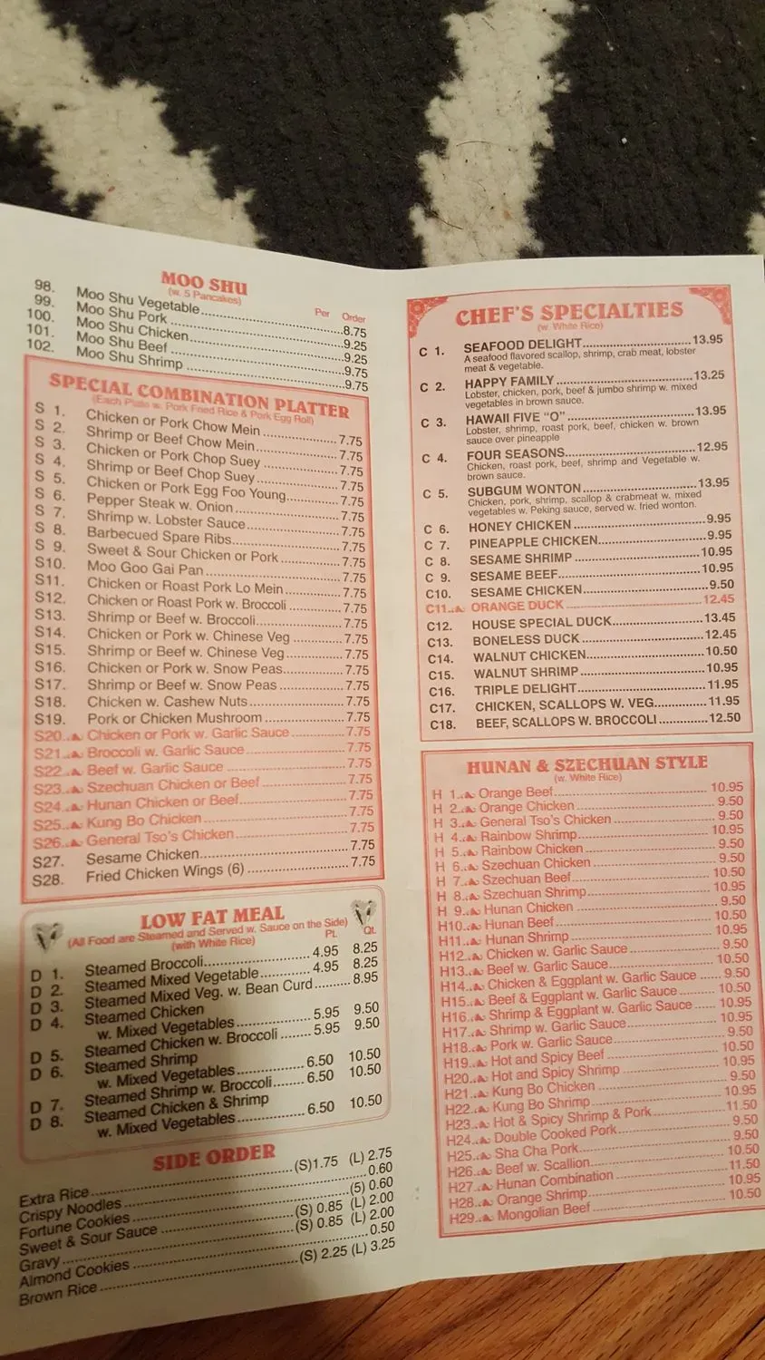 Menu 3