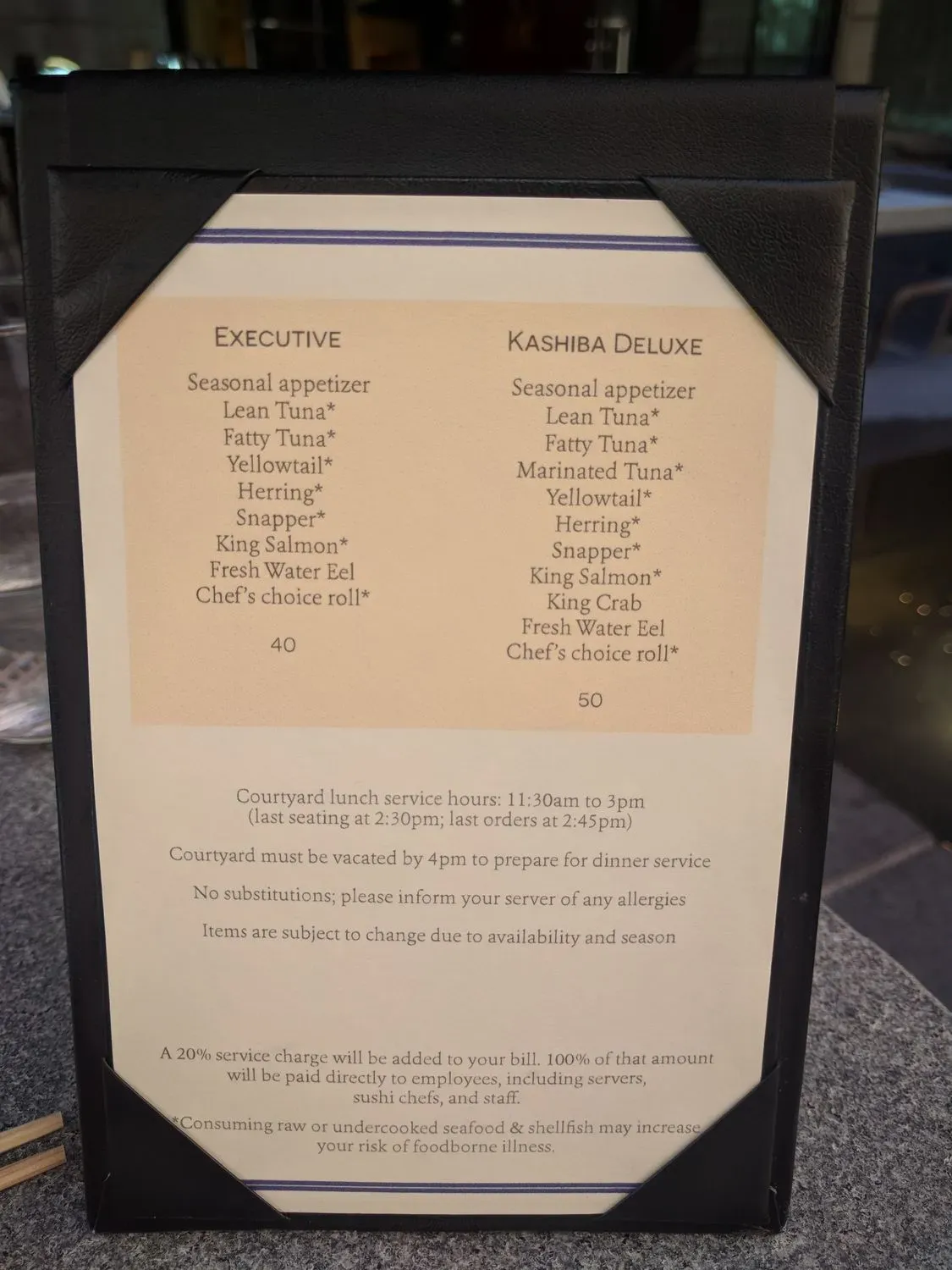 Menu 6