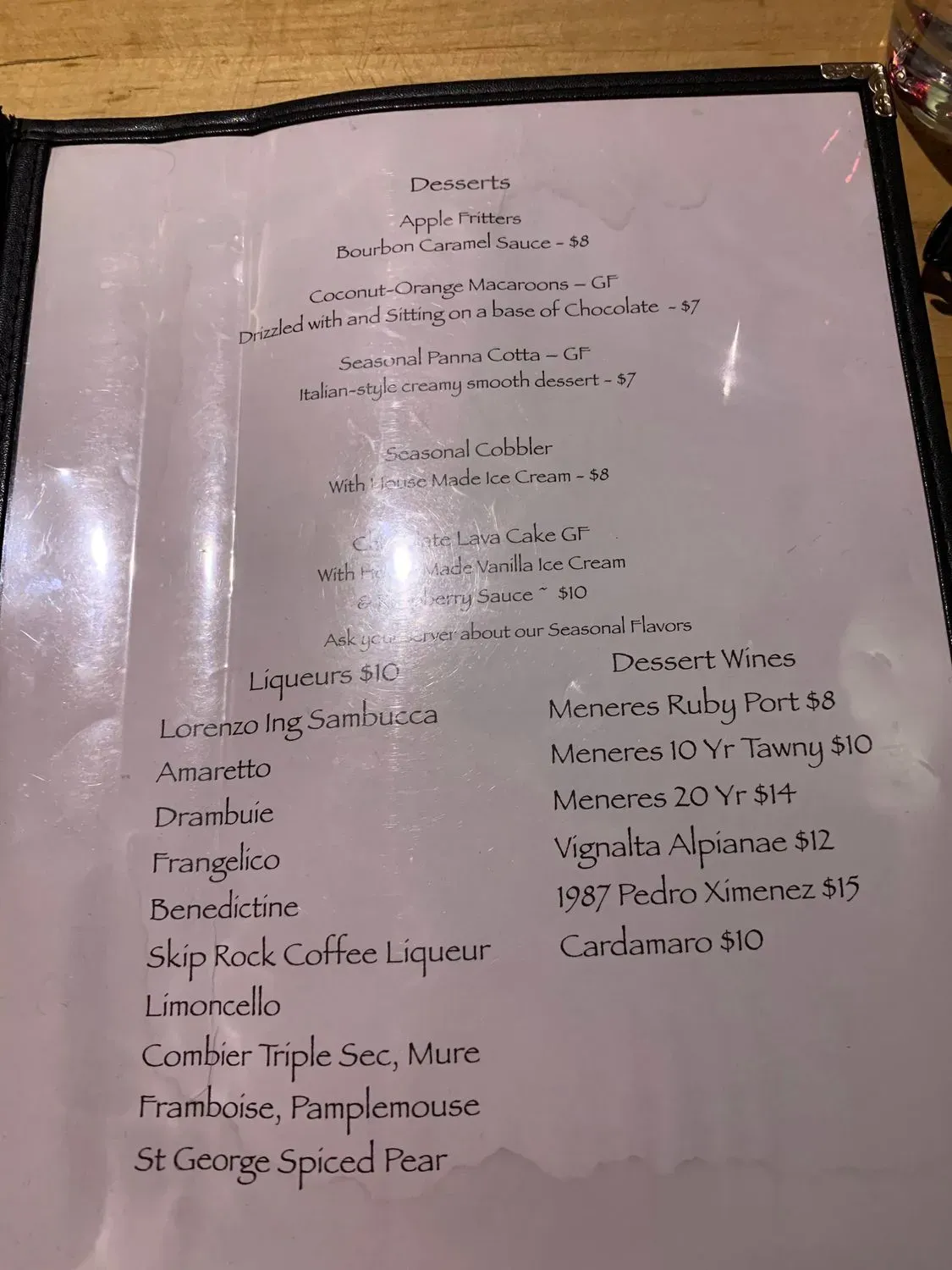 Menu 5