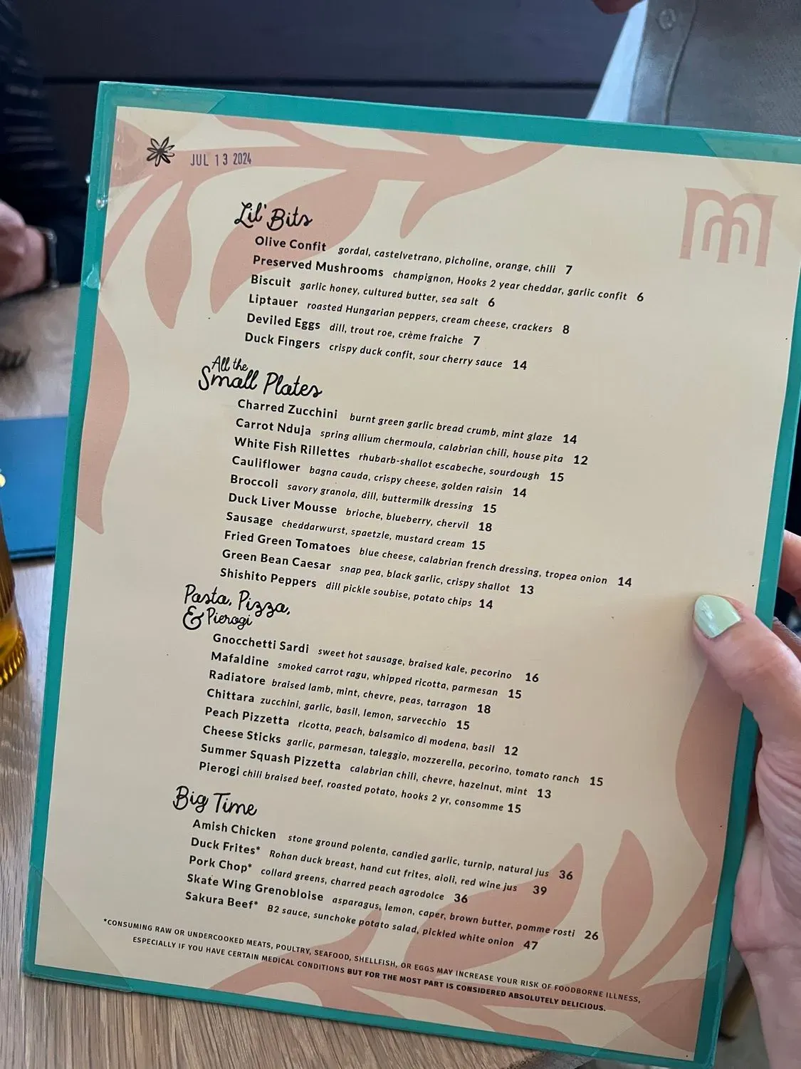 Menu 4