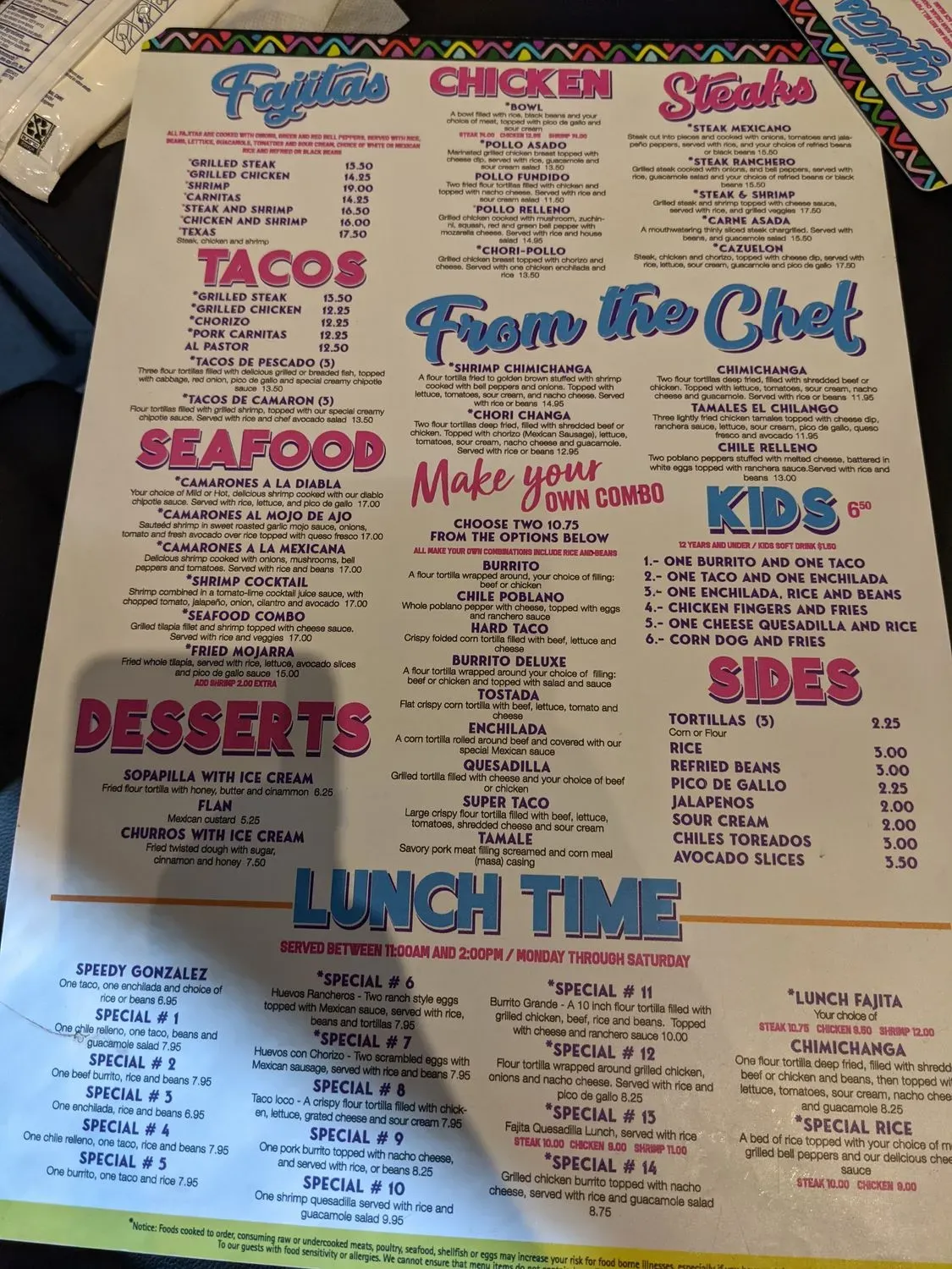 Menu 5