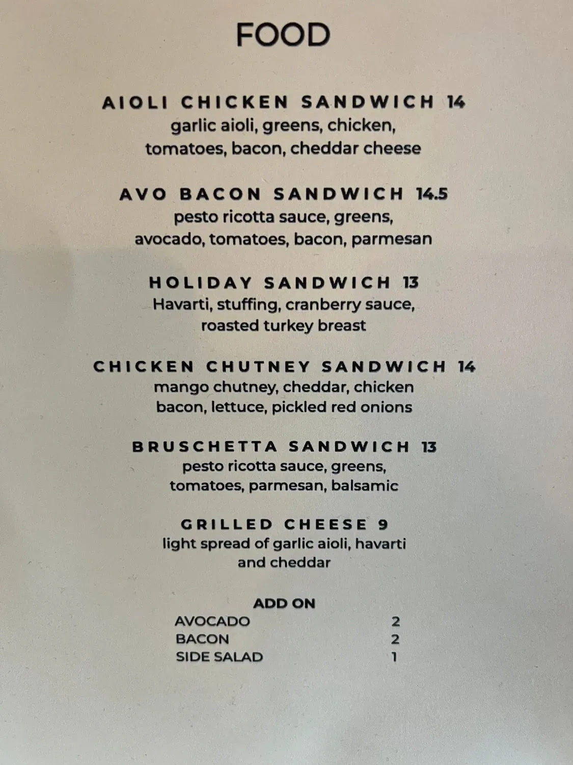 Menu 4