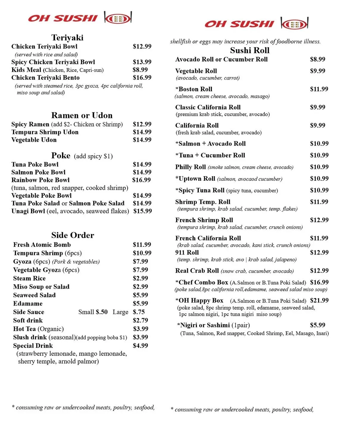 Menu 2