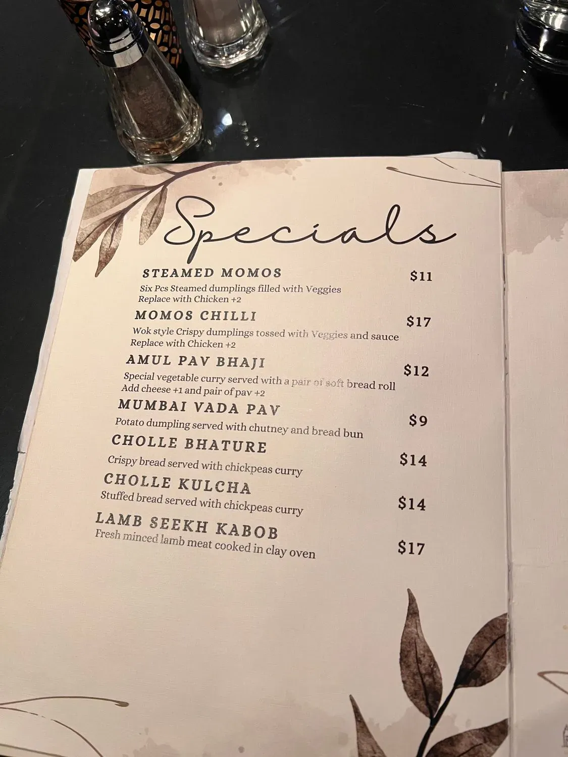 Menu 6