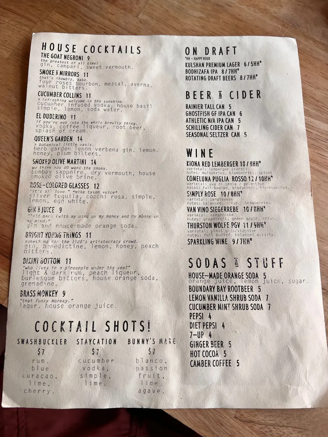 Menu 2