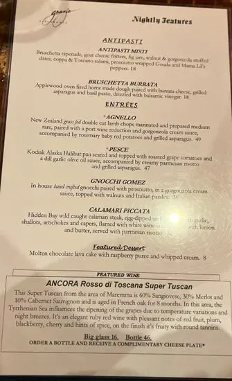 Menu 2