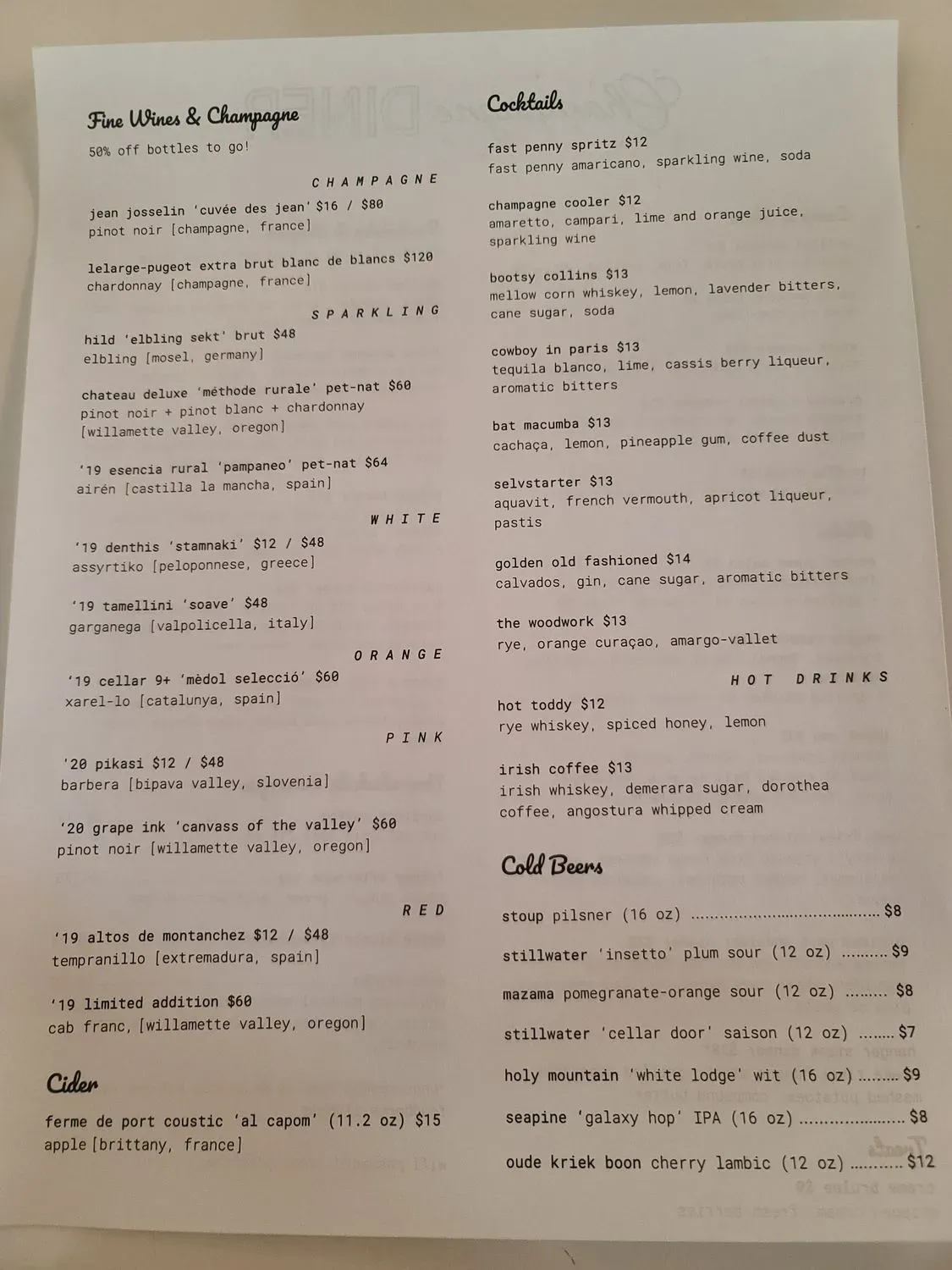 Menu 6