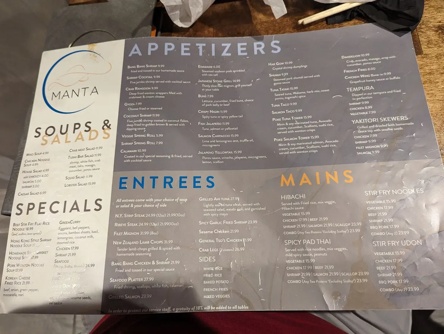 Menu 4