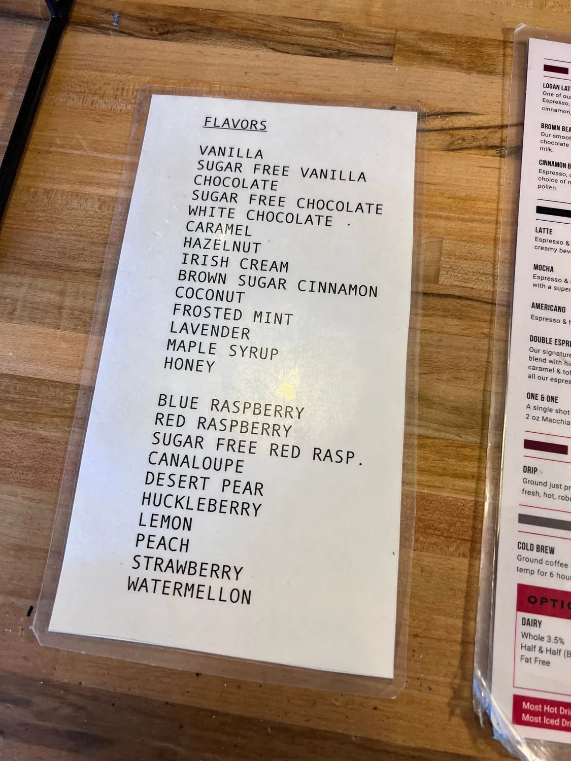 Menu 5