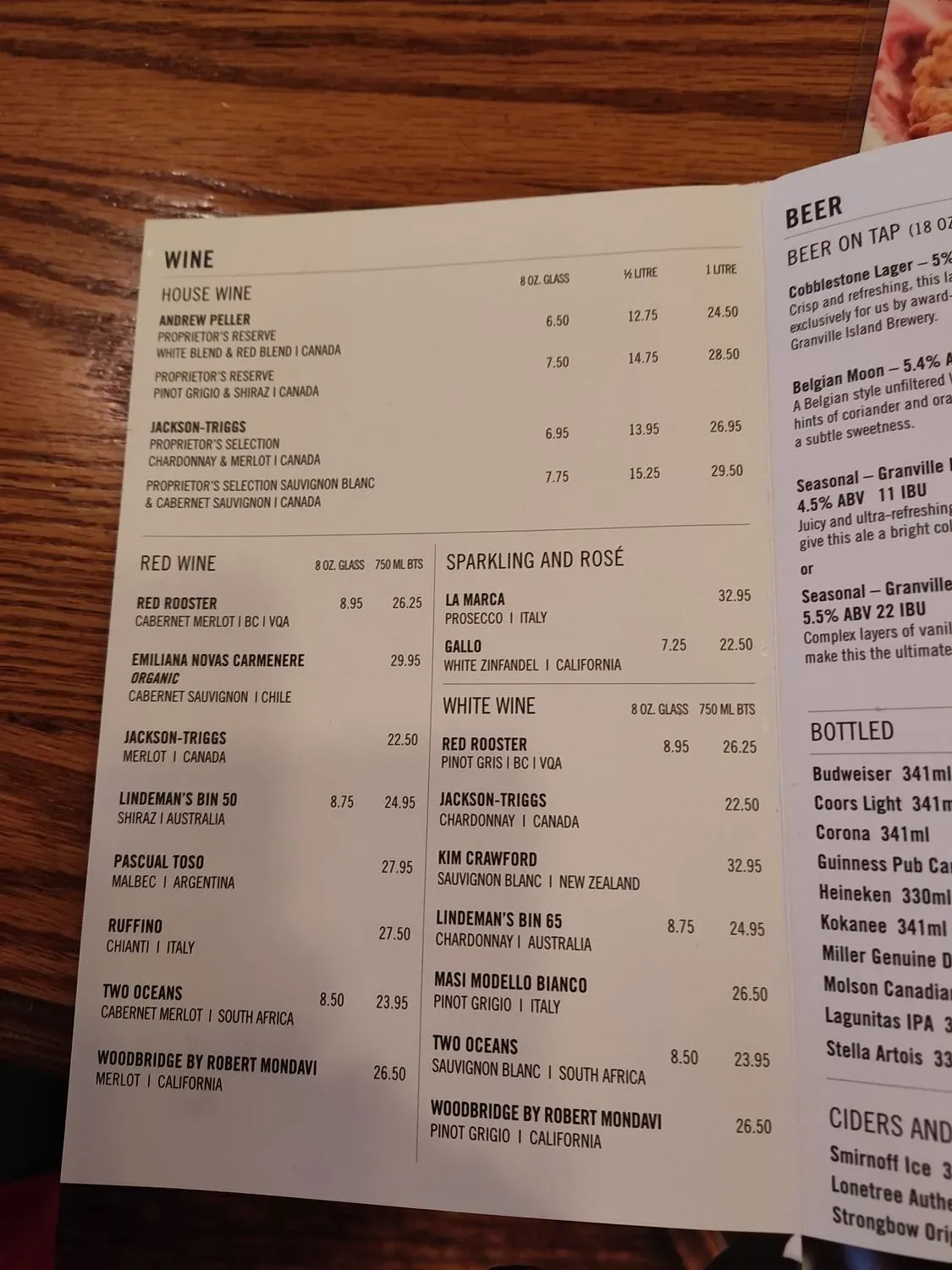 Menu 5