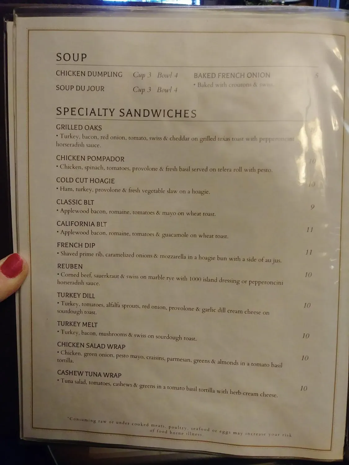 Menu 5