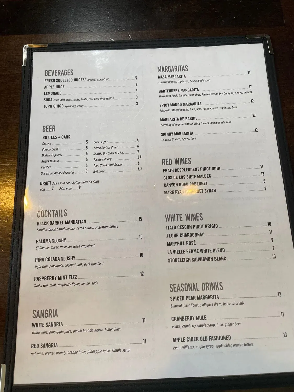 Menu 4