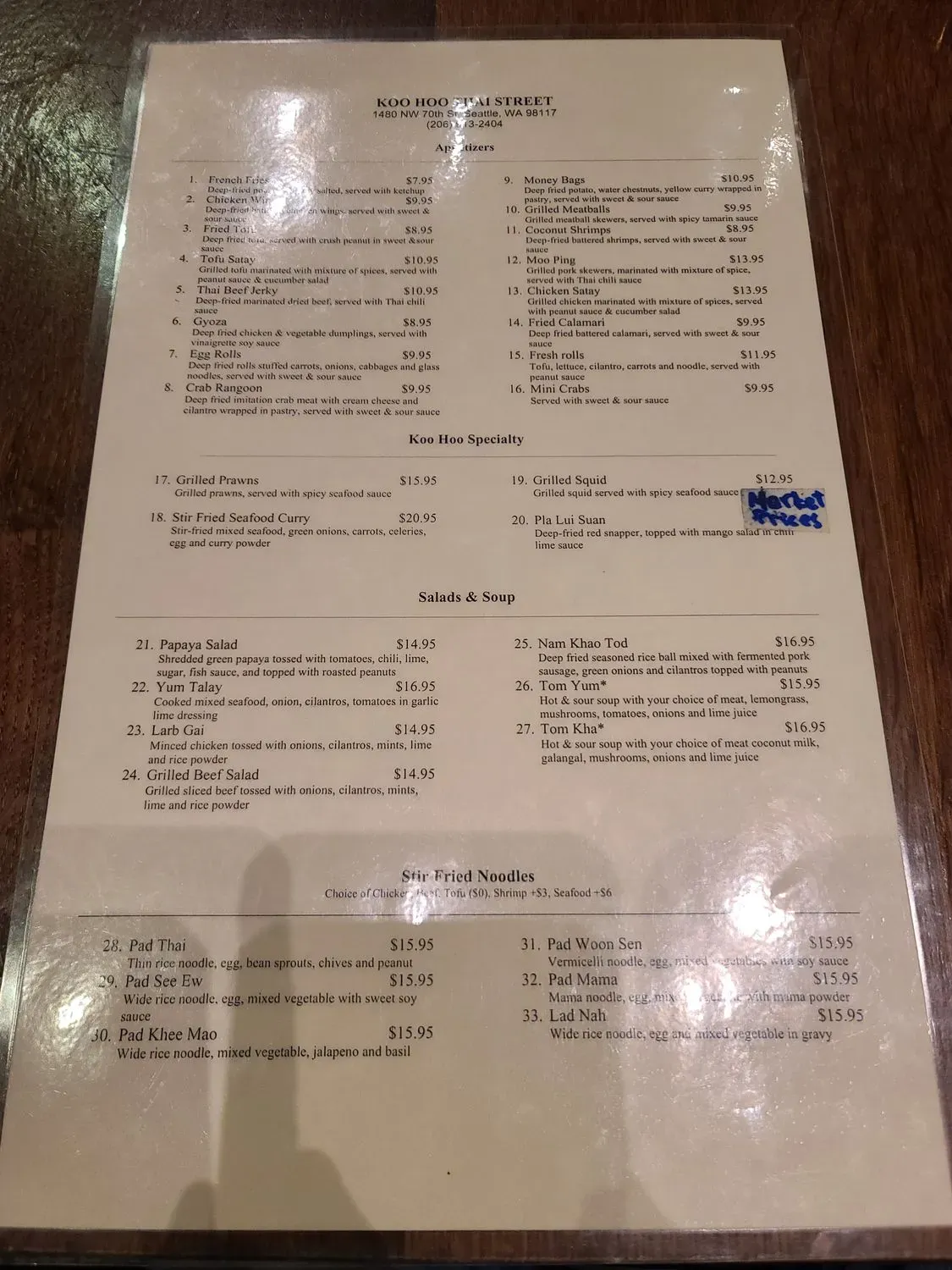 Menu 5