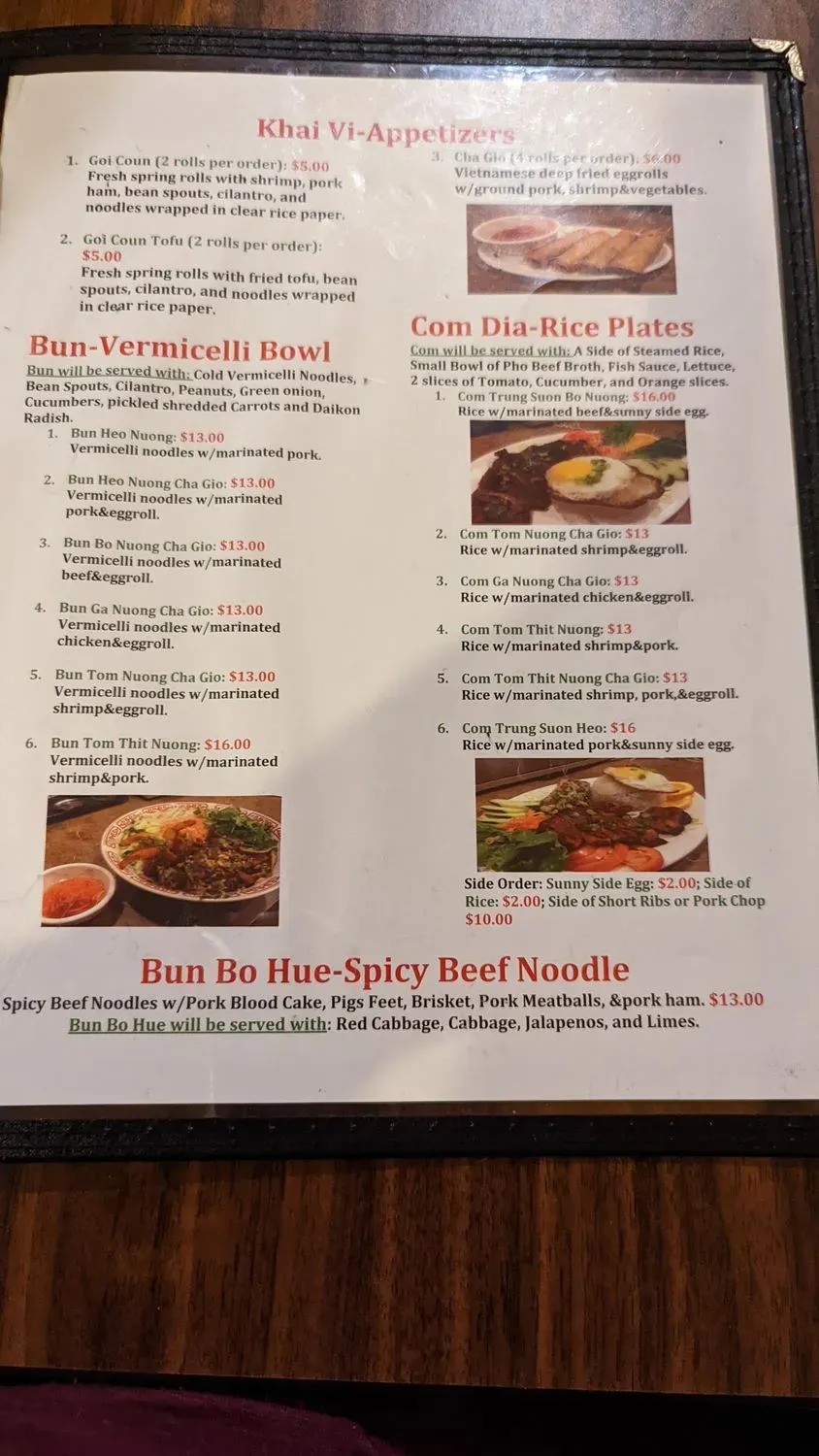 Menu 6