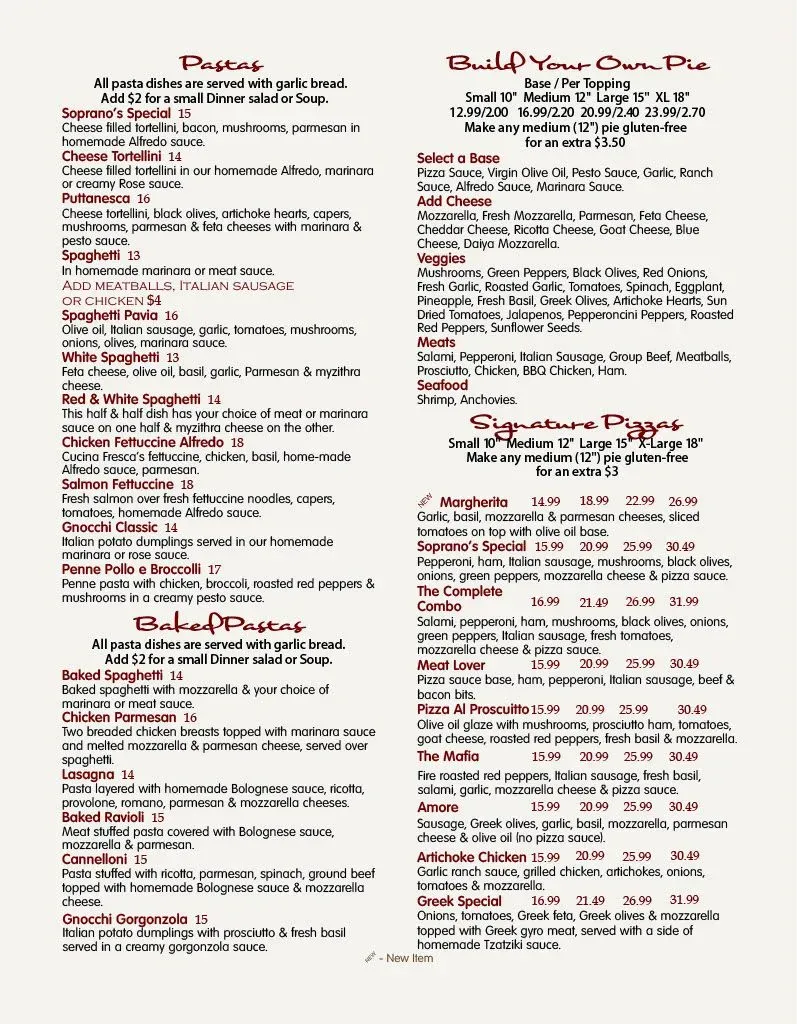 Menu 2