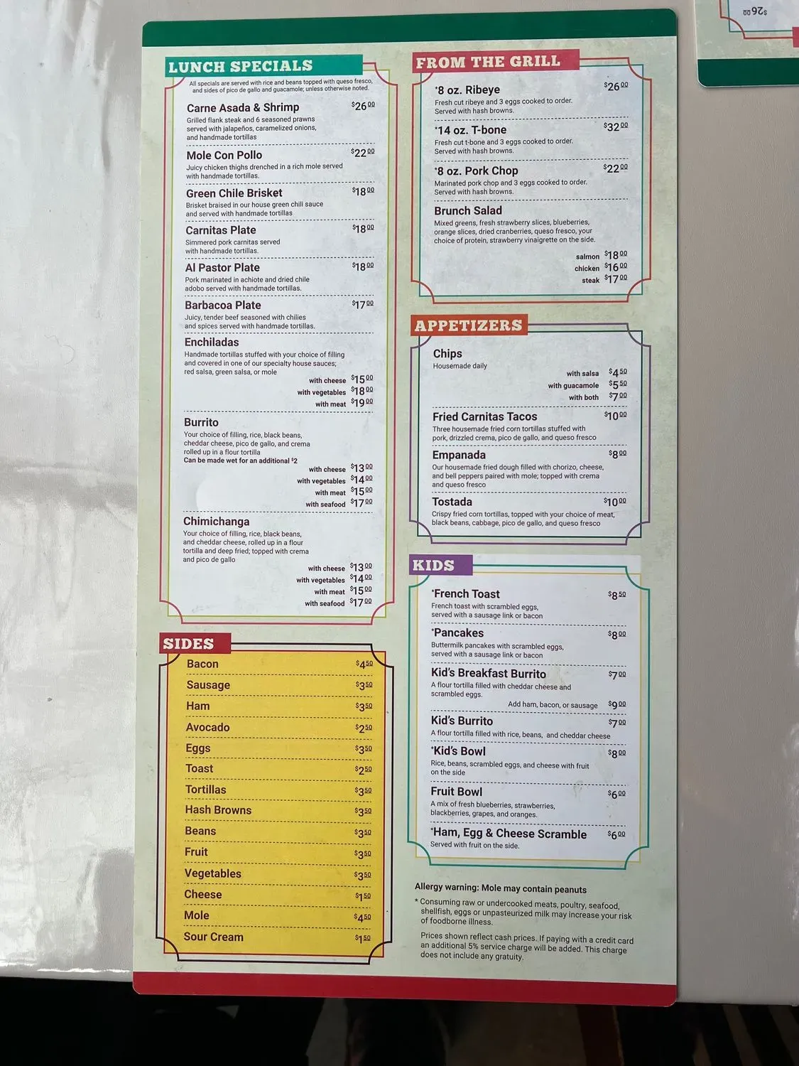 Menu 3