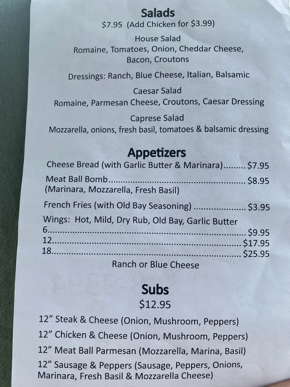 Menu 3