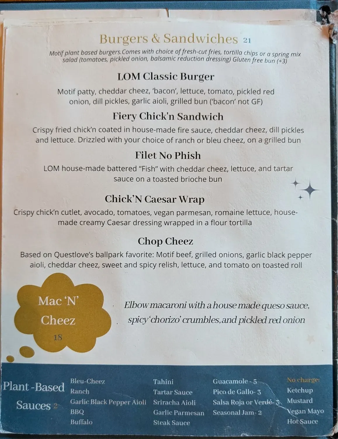 Menu 5