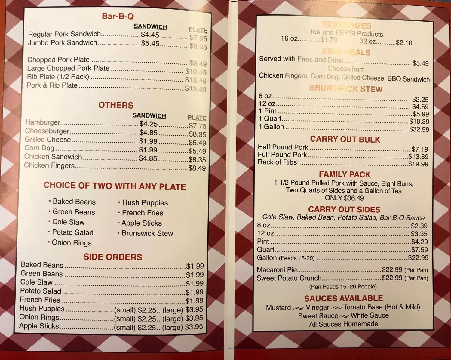 Menu 6