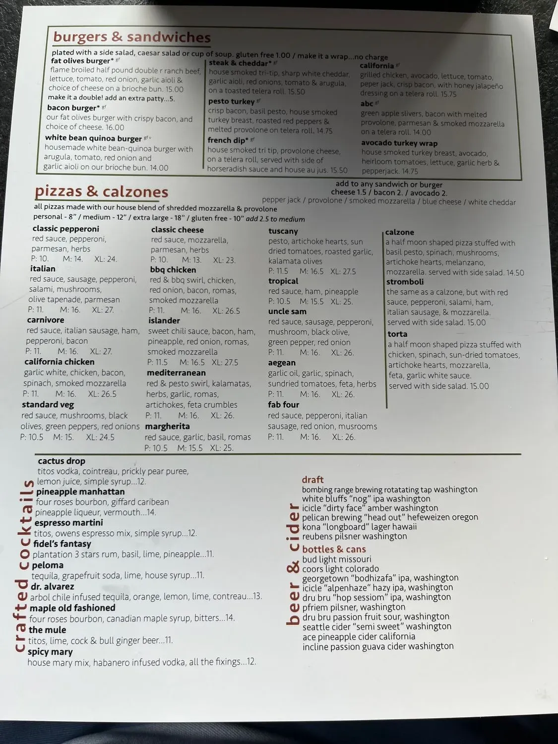 Menu 2