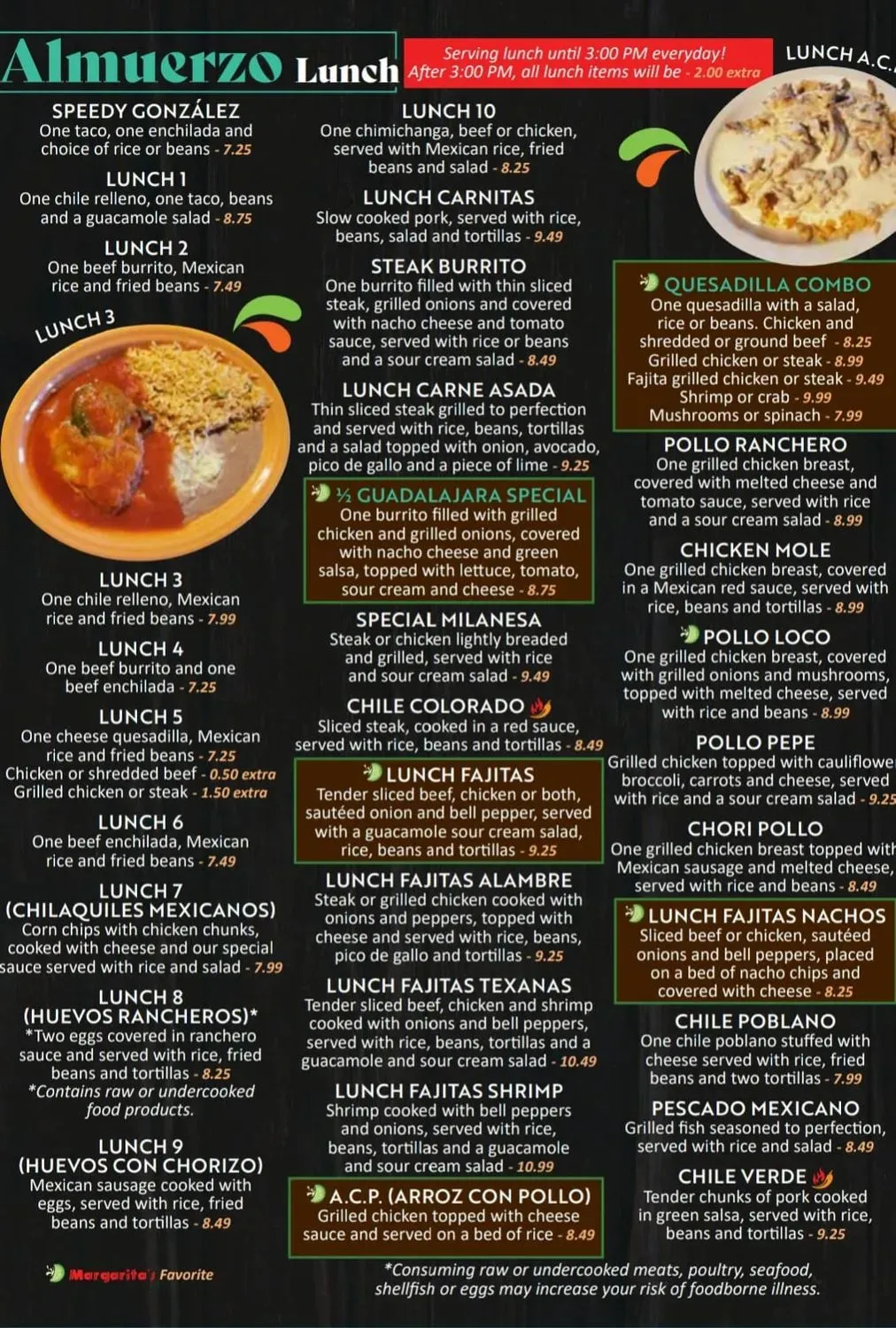 Menu 4