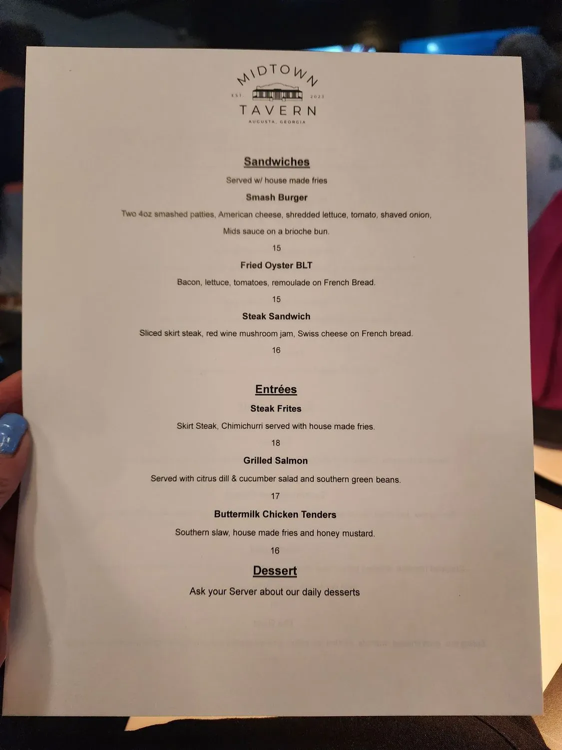 Menu 4