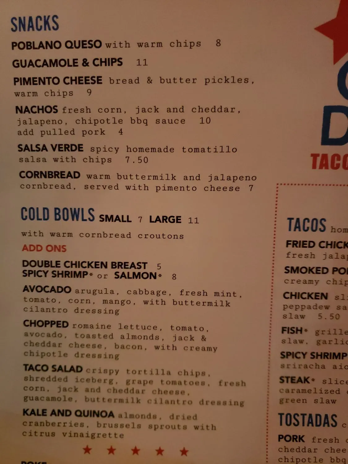 Menu 5