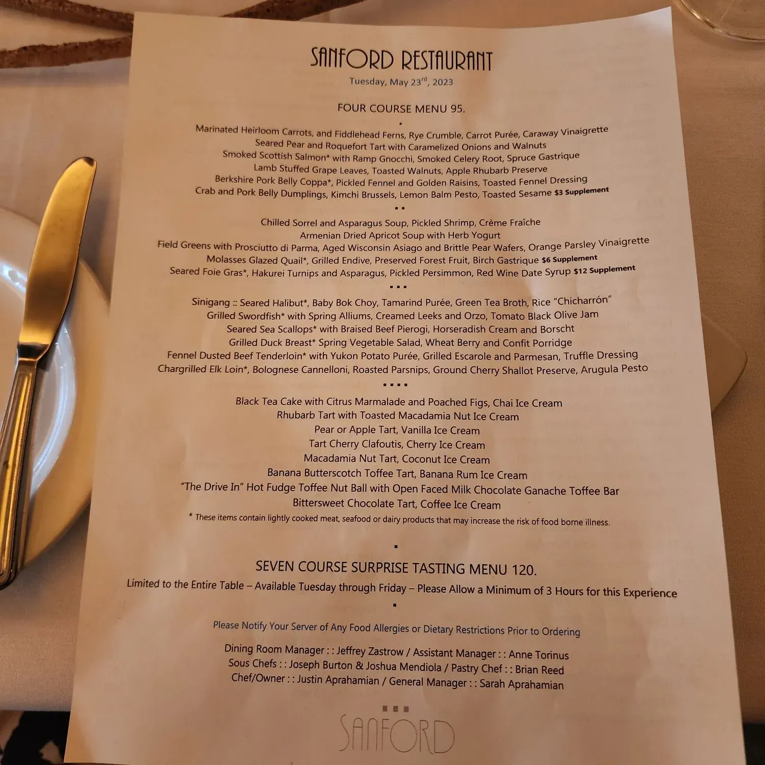 Menu 4