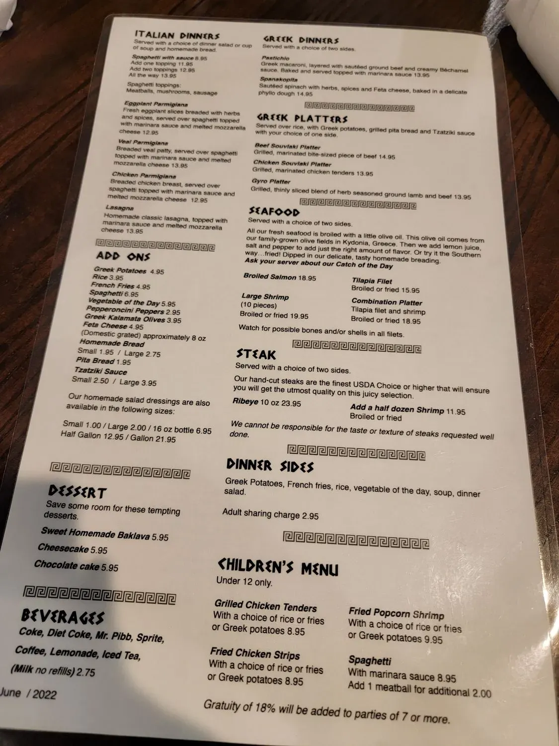 Menu 4