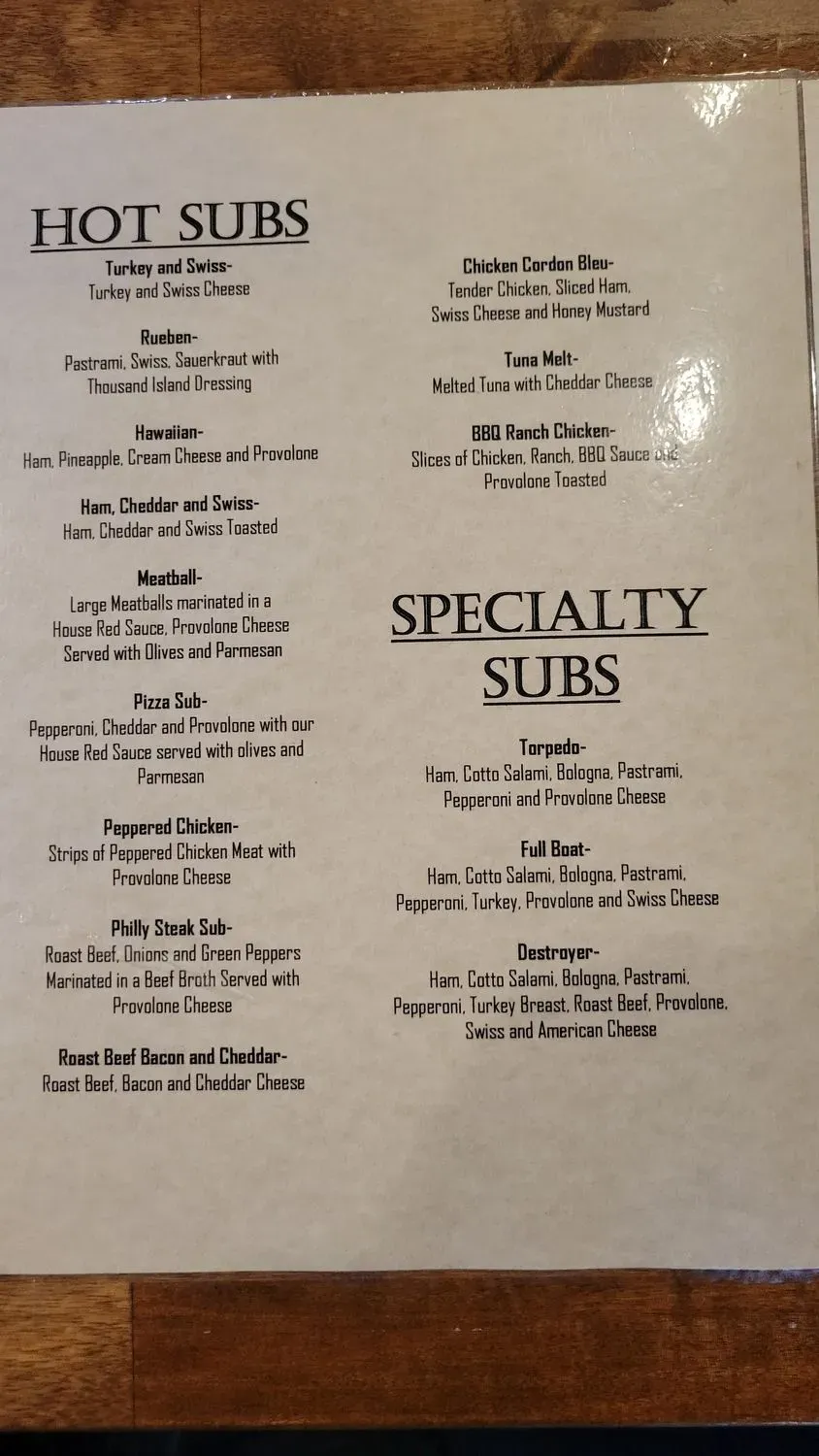 Menu 2