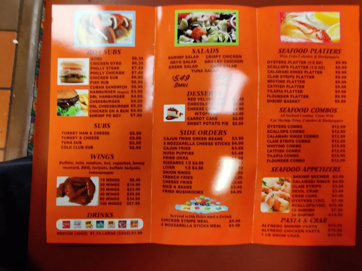 Menu 3