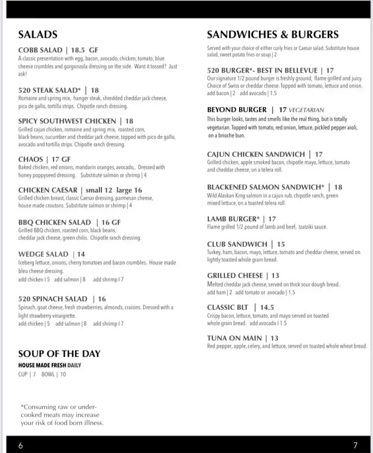 Menu 6