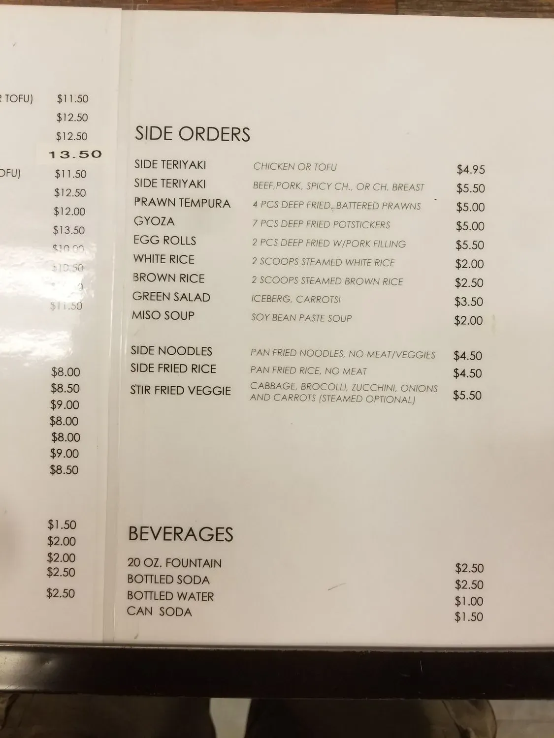 Menu 3