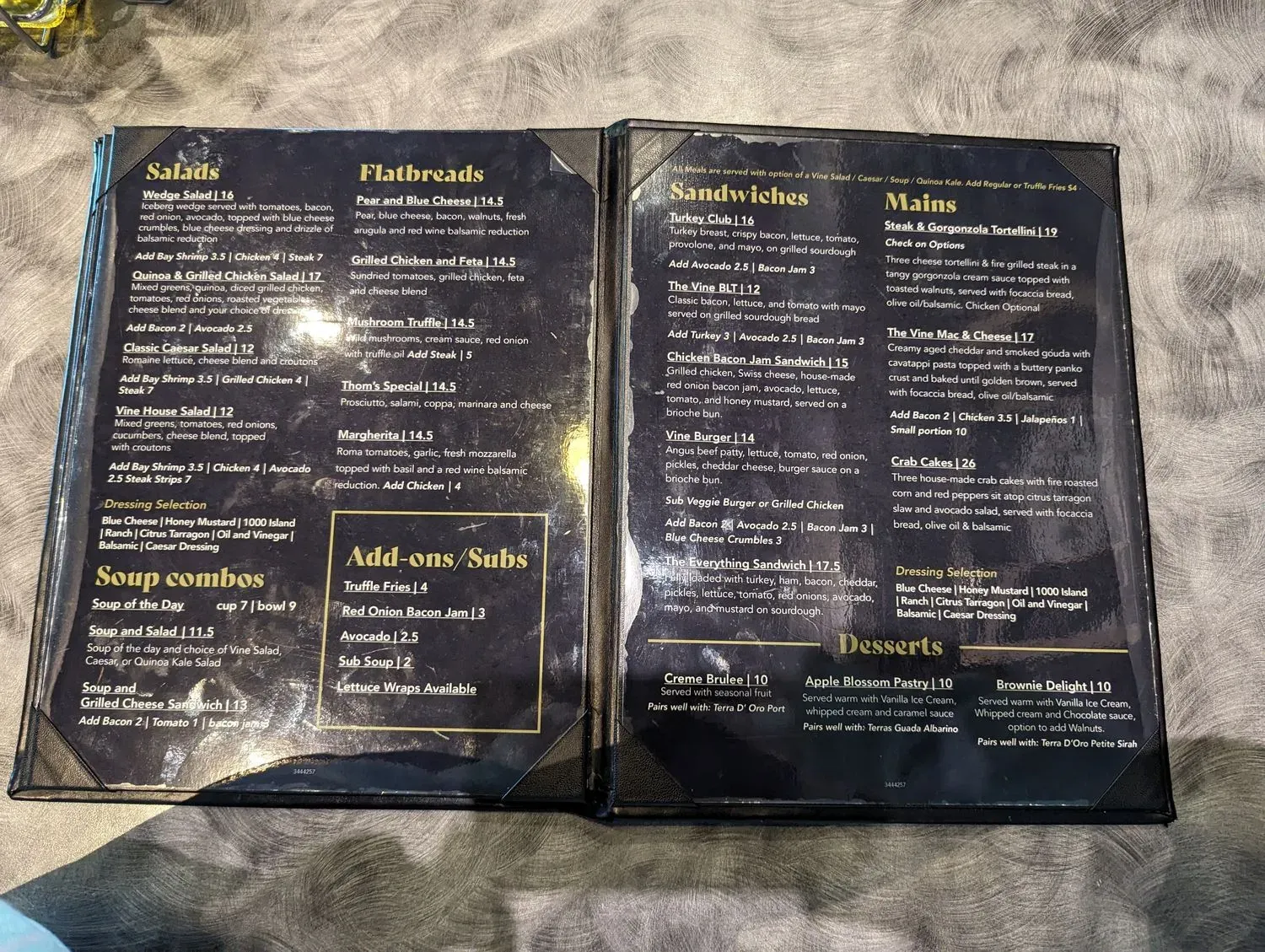 Menu 2