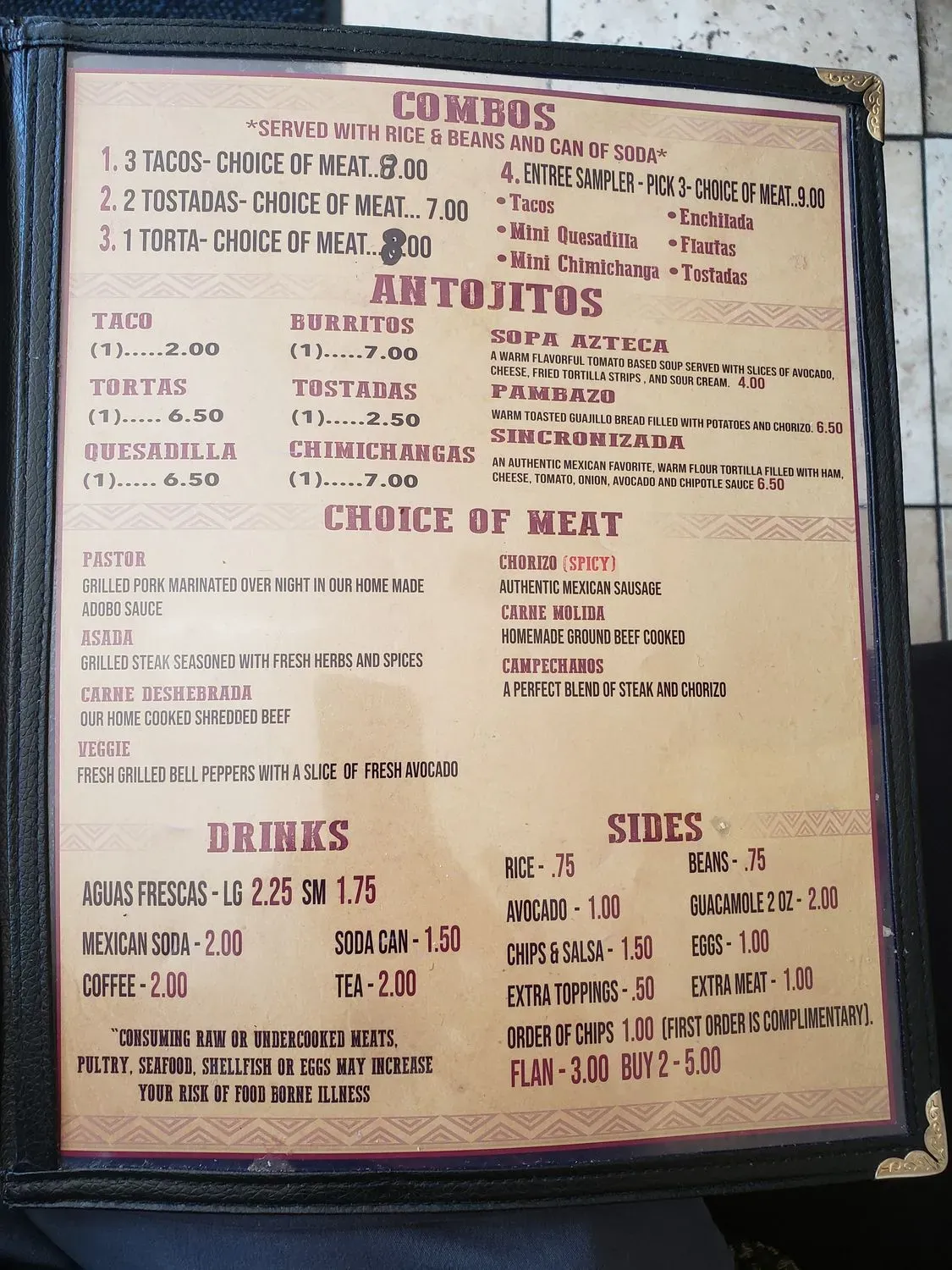 Menu 3